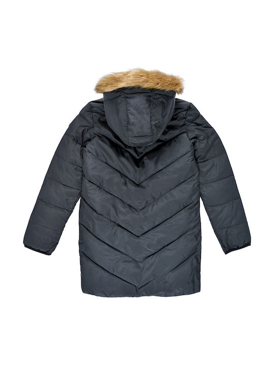 Roxy Kids Parka Long Hooded Black