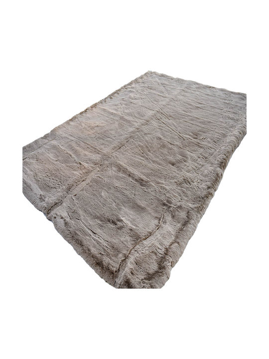 Balsan Rabbit Skin Χαλί Διάδρομος Shaggy Γούνινο Beige 80x150cm