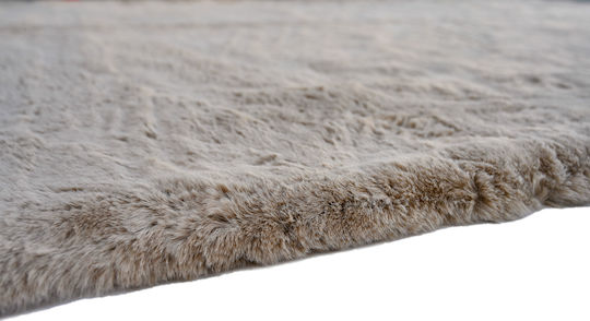 Balsan Rabbit Skin Χαλί Διάδρομος Shaggy Γούνινο Beige 80x150cm
