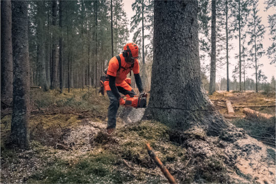 Husqvarna Αλυσοπρίονο Βενζίνης 6.8hp 7.5kg με Λάμα 60cm και Easy Start