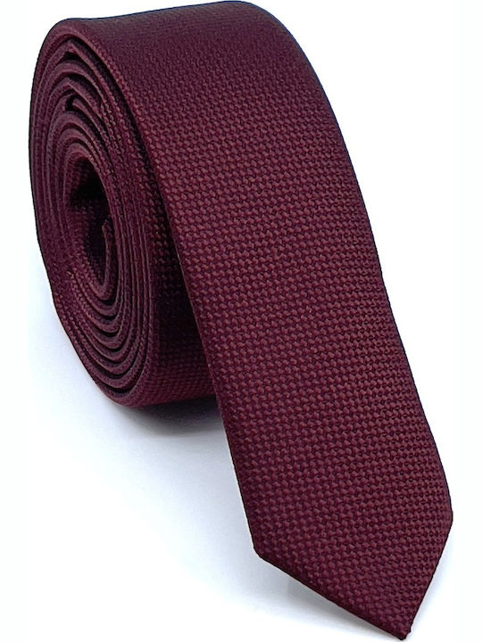 Legend Accessories Synthetic Men's Tie Set Monochrome Burgundy