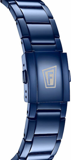 Festina Chrono Bike Hybrid Stainless Steel 45mm Waterproof Smartwatch (Blue Steel Bracelet)