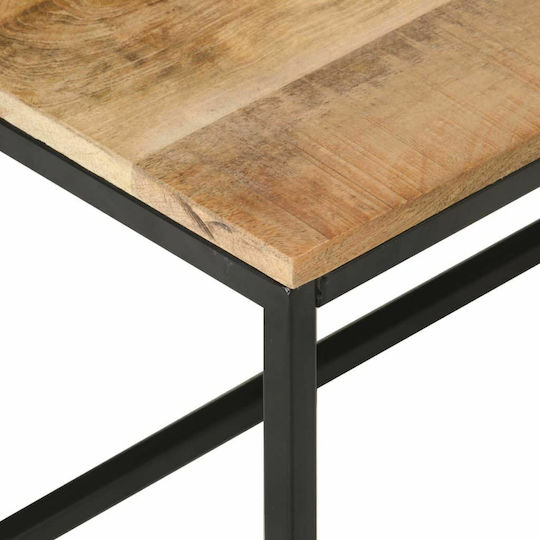 vidaXL TV-Ständer aus Metall & Massivholz Mango M180xT30xH50cm