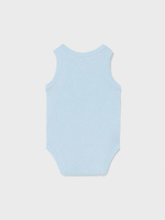 Mayoral Baby Bodysuit Underwear Set Sleeveless Light Blue