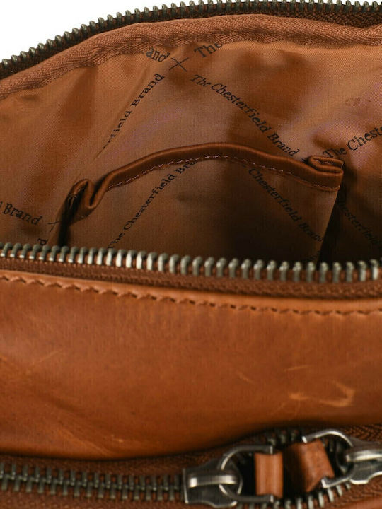 Leather Men's Bag Shoulder / Crossbody Tabac Brown