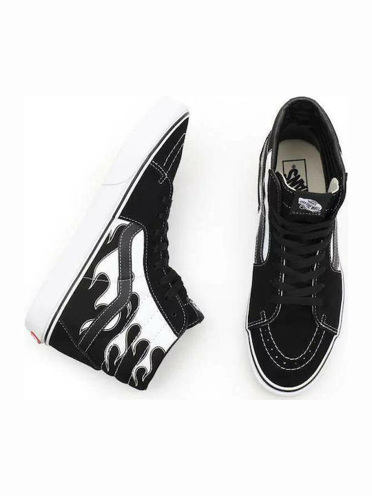 Sk8-Hi Flame Boots Black