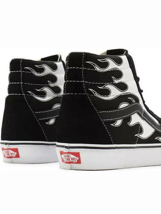Sk8-Hi Flame Boots Black