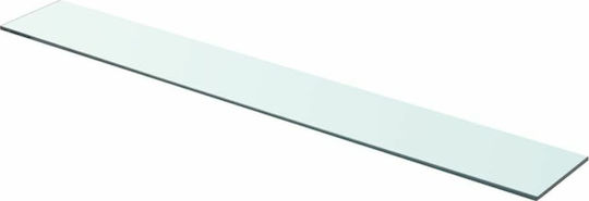 Wall Shelves (2 Pieces) 90x12x0.8cm Transparent