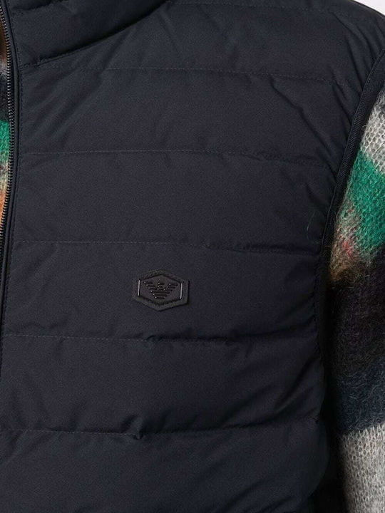 Αμάνικο Μπουφάν Puffer Navy Μπλε