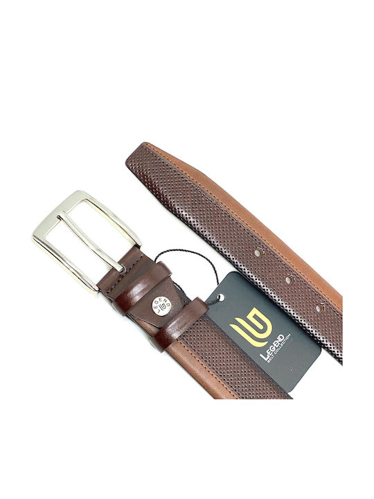 1733 Men's Belt from Artificial Leather Brown / Taba 1733 ΚΑΦΕ