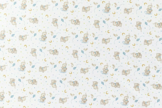 Interbaby Nursery Swaddling Blanket Elefante 80x110cm Interbaby Nursery Swaddling Blanket Elefante 80x110cm