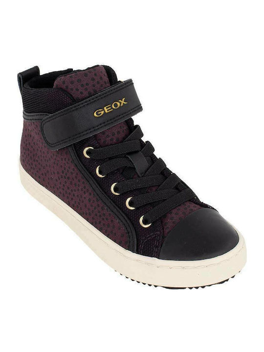 Geox Kids Sneakers High Kalispera Anatomic Burgundy