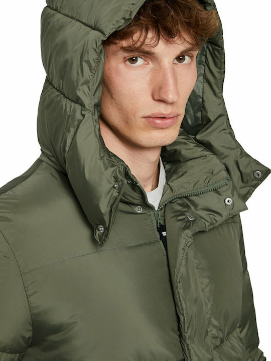 Χειμωνιάτικο Μπουφάν Puffer Tree Moss Green