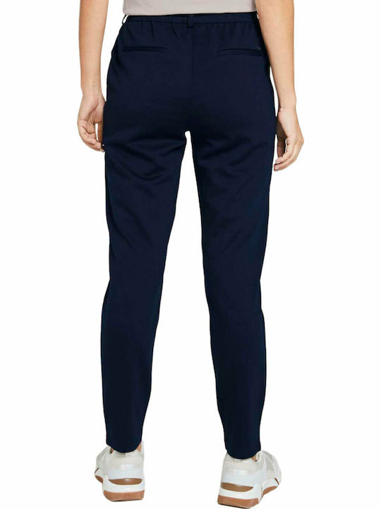 Women's Fabric Trousers Relaxed Fit Sky Captain Blue