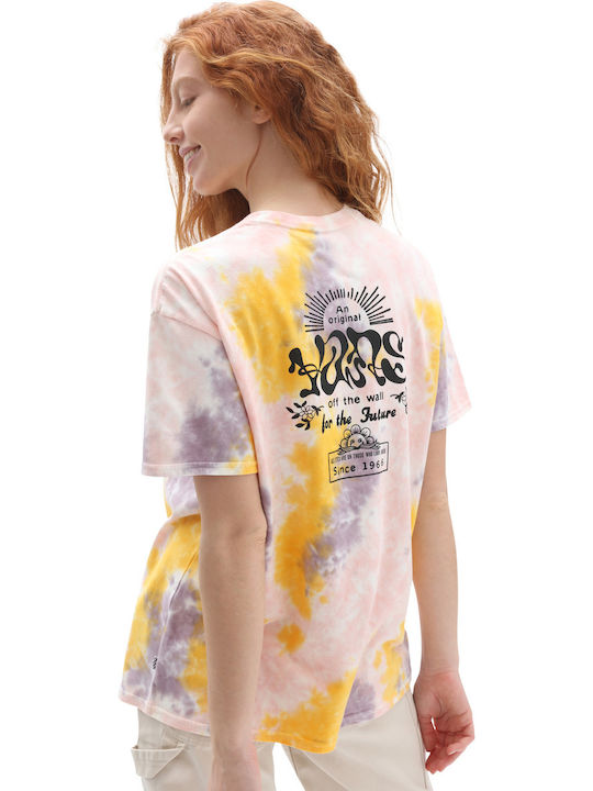 Vans Mascy Grunge Wash T-Shirt Μωβ