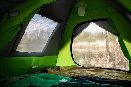 Peme Taurus 3 Χειμερινή Σκηνή Camping Τούνελ Ορειβασίας Μαύρη για 3 Άτομα Αδιάβροχη 4000mm 380x220x120εκ. SP