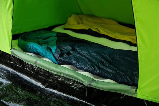 Peme Bojan 4 Χειμερινή Σκηνή Camping Τούνελ Μαύρη με Διπλό Πανί για 4 Άτομα 410x220x140εκ. SP