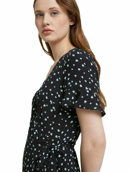 Sommer Mini Kleid Schwarz