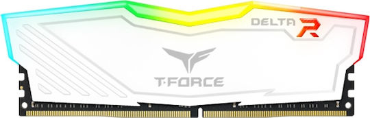 TeamGroup Delta RGB DDR4 16GB RAM με 2x8GB Modules και Ταχύτητα 3200 για Desktop