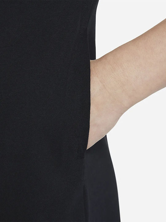Sportswear Παιδικό Φόρεμα Κοντομάνικο Μαύρο