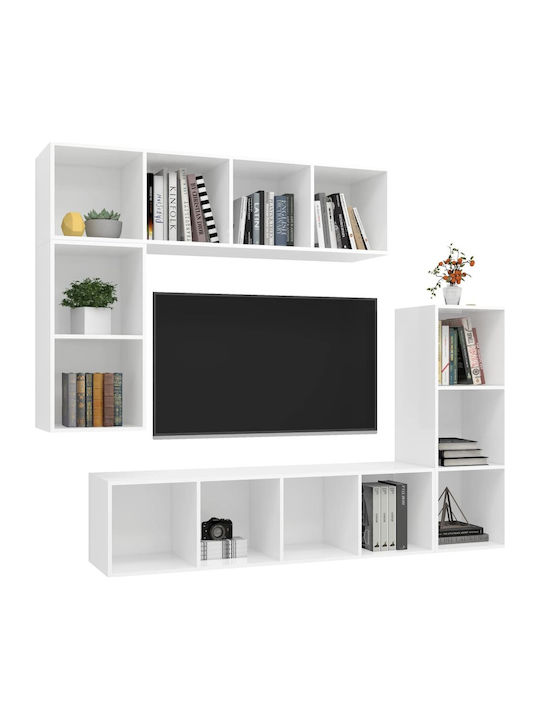 Wohnzimmer TV-Einheit Weiß L37xB37xH142.5cm
