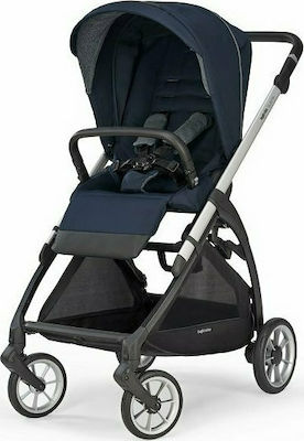 Inglesina Πολυκαρότσι Electa 2 in 1 Duo Chassis Silver Black Soho Blue
