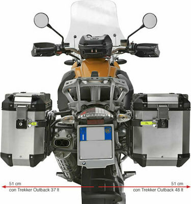 Givi Πλαϊνές Βάσεις για BMW R 1200 για Peugeot Trekker GS 2004-2012 / R 1200 GS Adv 2006-2013