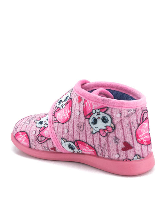 Adam's Shoes Kinderhausschuhe Stiefel Rosa