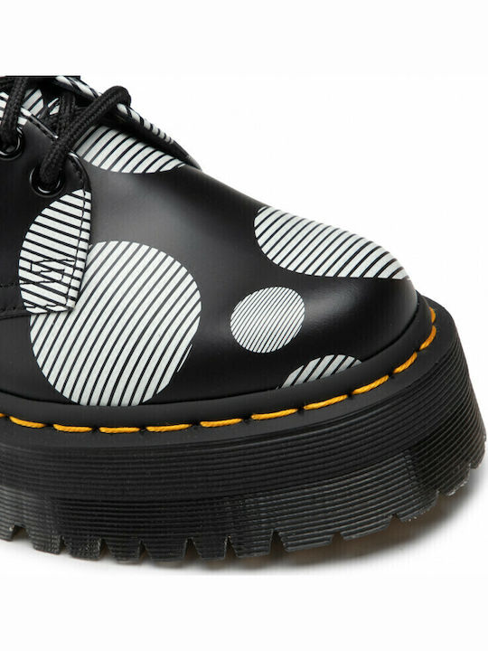 1461 Polka Dot Women's Derby Shoes Black