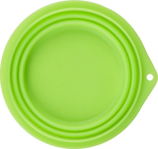Kerbl Bowl Silicone Food & Water for Dog & Cat 1lt in Green Color