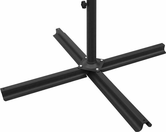 Square Metal Sand-Coloured Parasol 6x2.9m