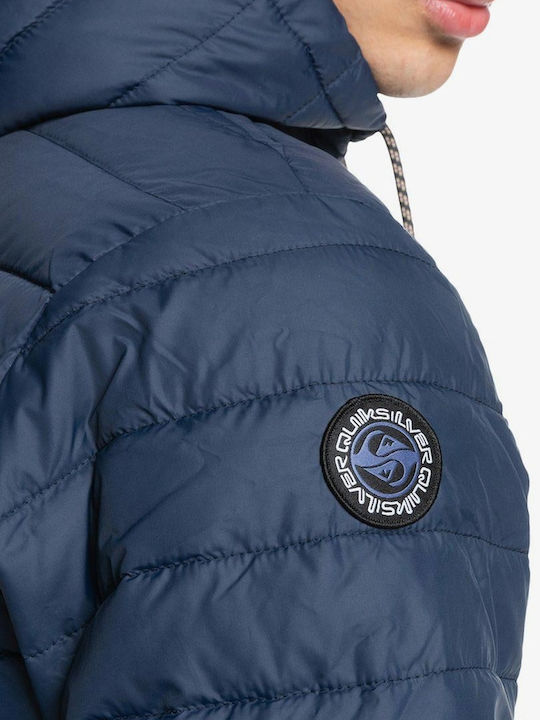 Scaly Winter Jacket Puffer Navy Blue