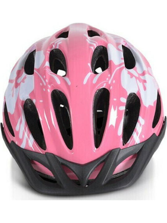 Byox Y02 Kinderfahrrad- / Rollerhelme Fahrrad / Scooter City Rosa mit integrierter LED-Lampe