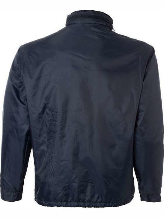 00218 Jacke Winddicht Marineblau