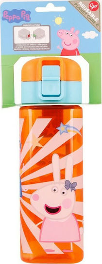 Stor Kindness Counts Παιδικό Παγούρι Peppa Pig Πλαστικό Πορτοκαλί 550ml