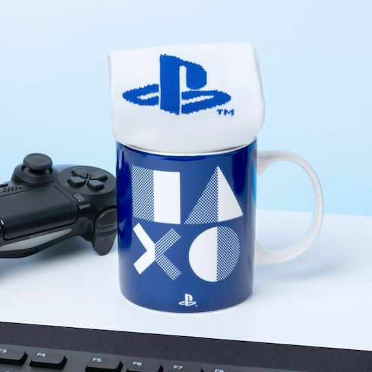 Paladone Playstation Κούπα Κεραμική Μπλε