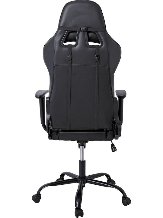 Woodwell BF8350 Καρέκλα Gaming Δερματίνης Μαύρη