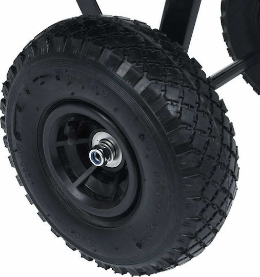 Dump Cart Garden Cart Metallic Four-wheel 75lt 84x84cm.