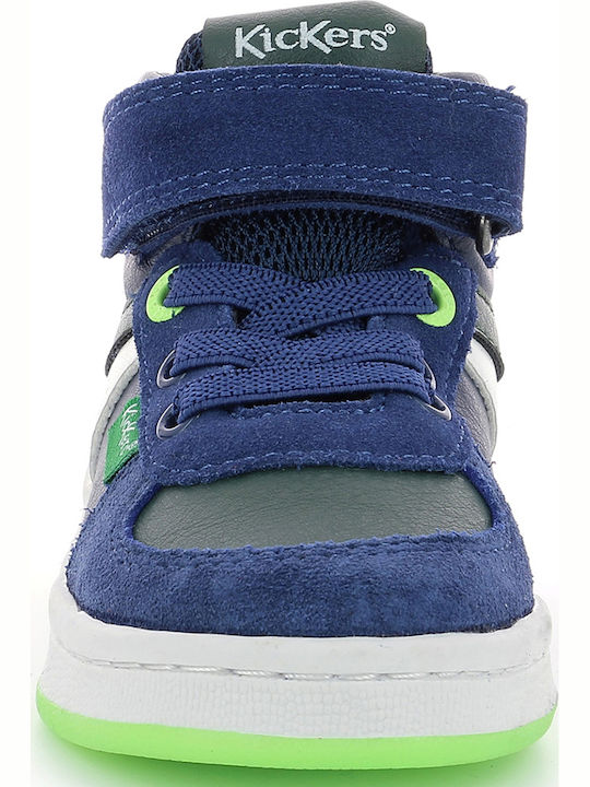 Bilbon Παιδικά Sneakers High με Σκρατς Μπλε