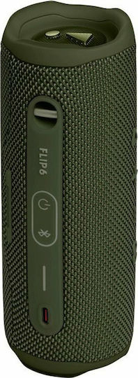 JBL Flip 6 Αδιάβροχο Ηχείο Bluetooth 30W με Διάρκεια Μπαταρίας έως 12 ώρες Πράσινο
