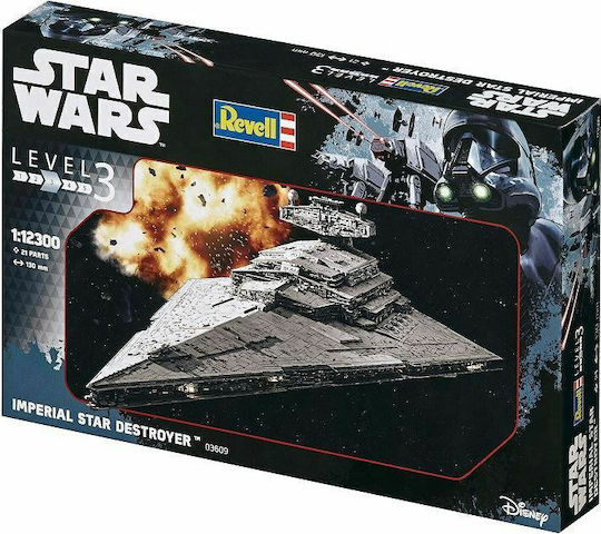 Revell Star Wars - Imperial Star Destroyer Figurină de Modelism Avion 21 Piese 13cm.