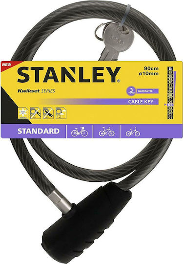 Stanley Lacăt Bicicletă Tip Spiră cu cheie Gri