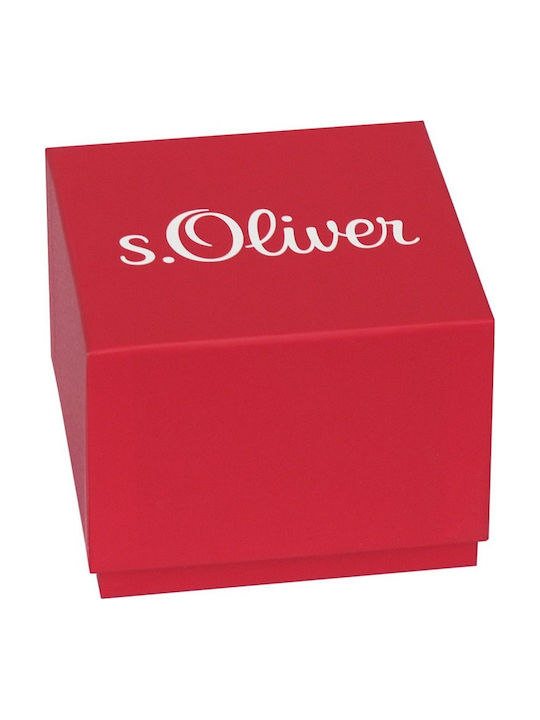 s.Oliver Ρολόι Μπαταρίας με Δερμάτινο Λουράκι s.Oliver Ρολόι Μπαταρίας με Δερμάτινο Λουράκι