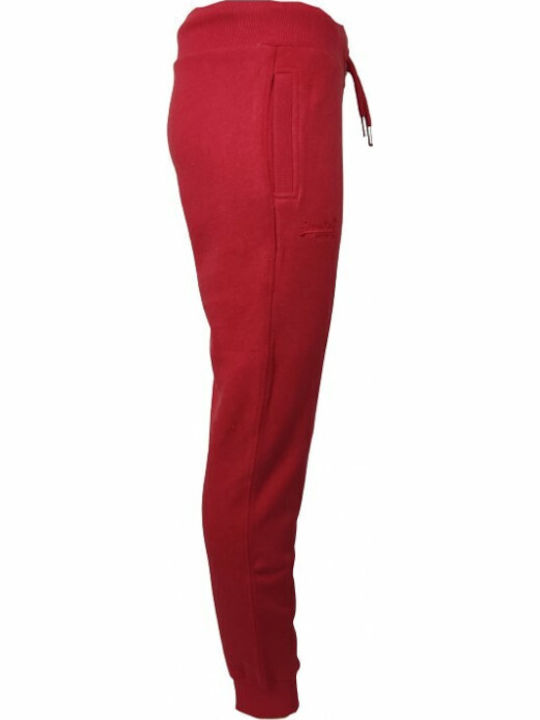 VINTAGE LOGO Jogginghose Jogger Rot