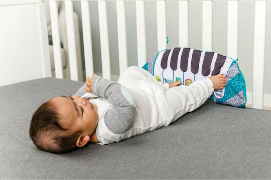 Infantino Grow With Me 3 in 1 Tummy Time Piano Activity Pillow with Music for Newborns