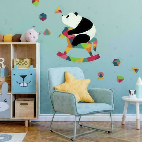 RoomMates Decor Детски Декоративен Стикер За Стена Andy Westface Panda RMK4118 36см