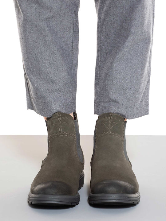 Biltmore Suede Chelsea Boots Waterproof Dark Olive