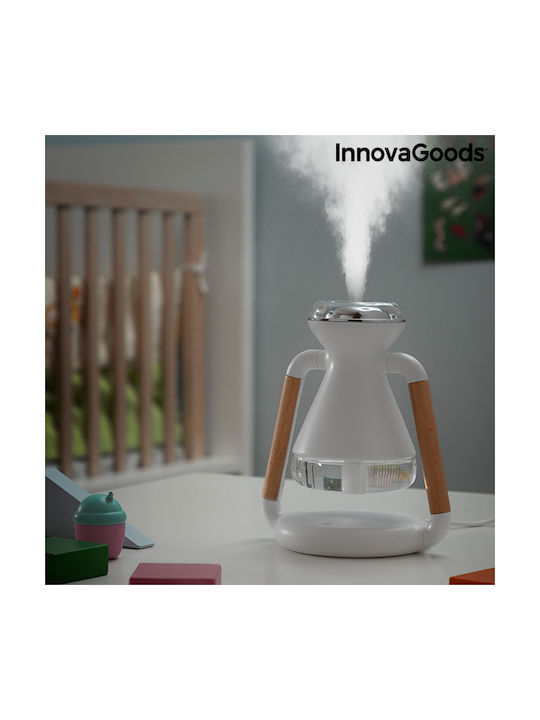 InnovaGoods Led Συσκευή Αρωματοθεραπείας Misvolt με Χρονοδιακόπτη Λευκή 230ml V0103223