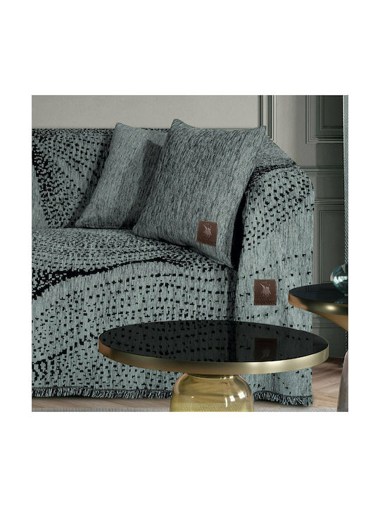 Greenwich Polo Club Sofa Cushion 2777 Grey - Black 42x42cm.