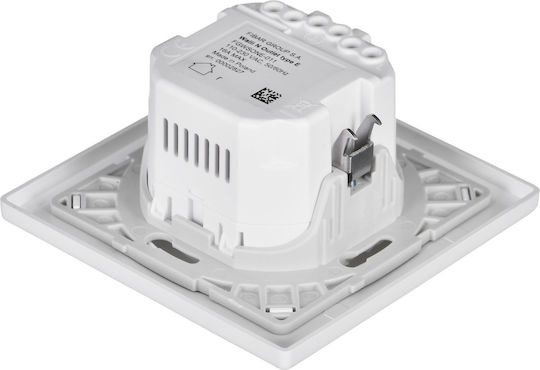 Fibaro Walli N Outlet Type E Einzeln Gemauert Stromsteckdose Weiß 1Stück